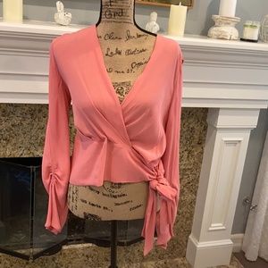 Light pink Simona Corsellini Space Italian blouse.